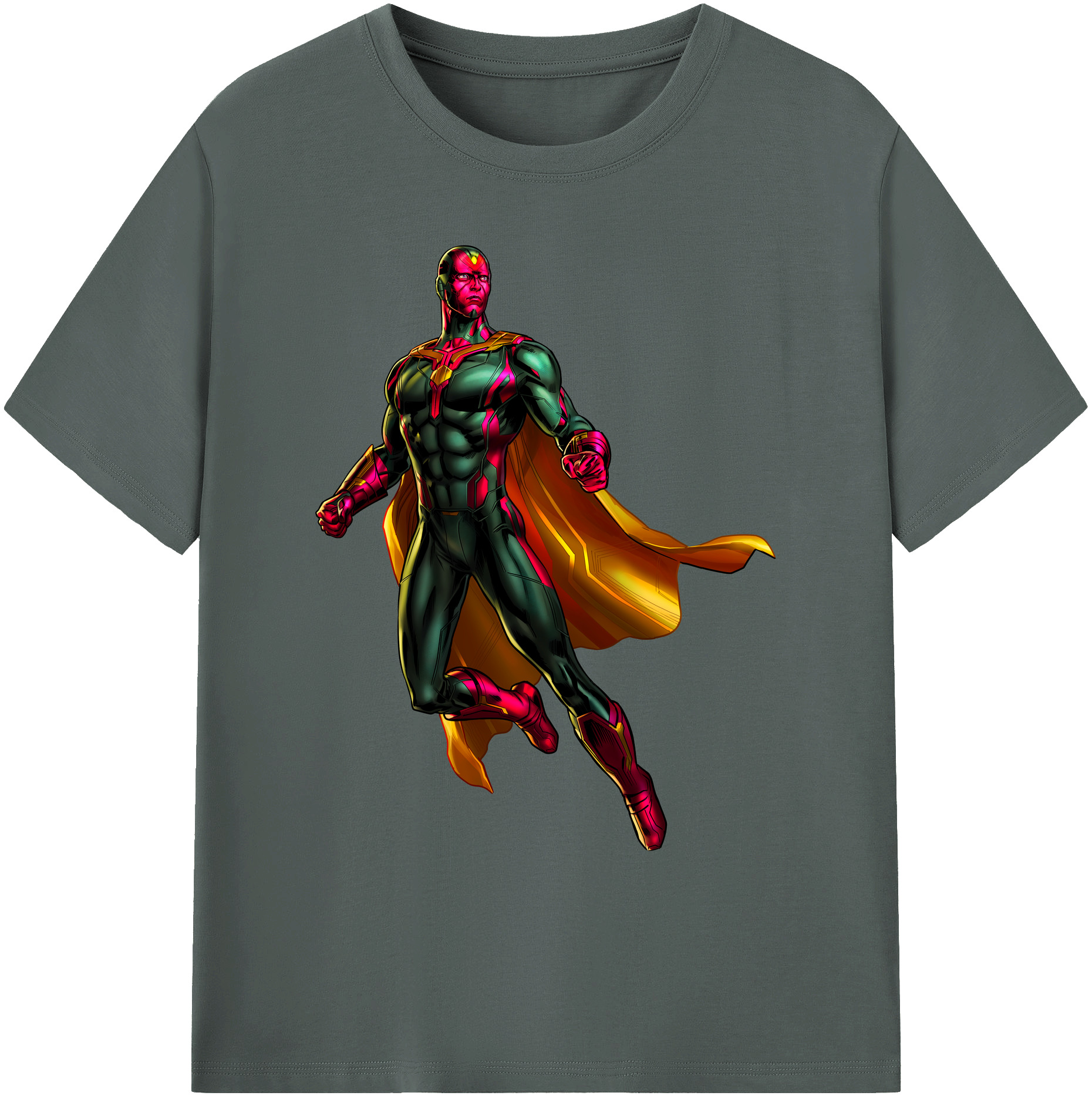 （画像用） アベンジャーズ The Avengers 綿100％ メンズ半袖Tシャツ｜肌触りやわらか＆通気性